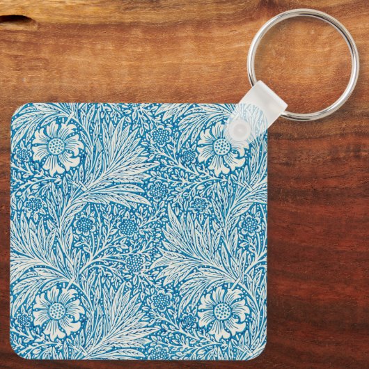Marigold by William Morris, Garden Flowers キーホルダー (裏面)