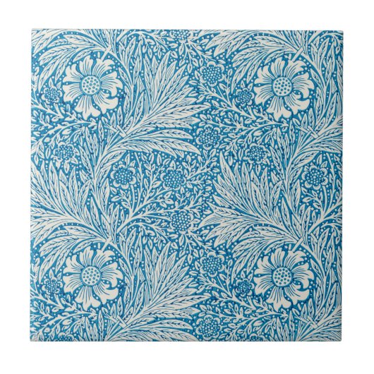 Marigold by William Morris, Garden Flowers タイル (正面)