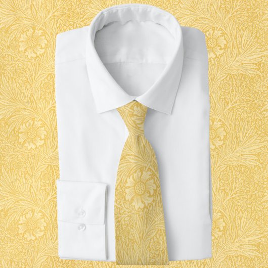 Marigold by William Morris, Garden Flowers ネクタイ