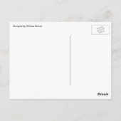 Marigold by William Morris, Garden Flowers ポストカード (裏面)