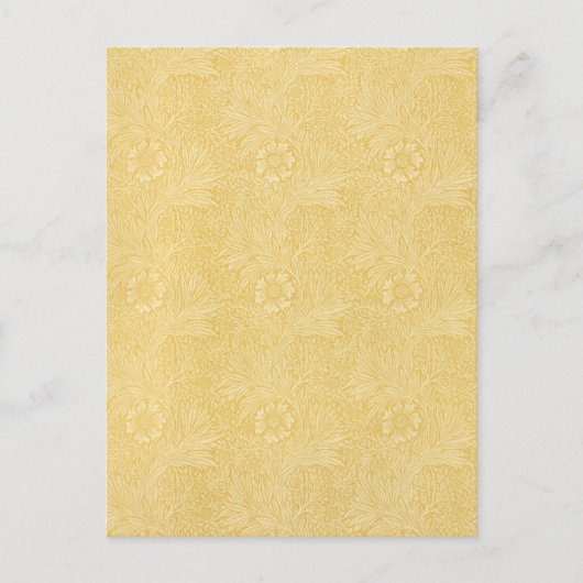 Marigold by William Morris, Garden Flowers ポストカード (正面)