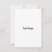 Marigold Flat Thank You Card サンキューカード (裏面)