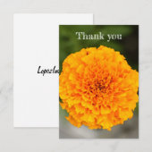 Marigold Flat Thank You Card サンキューカード (正面/裏面)