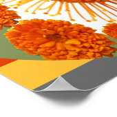 MARIGOLD FLOWER SHOW ：装飾美術 ポスター (角)