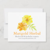 Marigold herbalists medicinal three products info (正面)