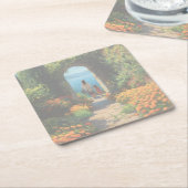 Marigold Path to the Sea | Acrylic  スクエアペーパーコースター (アングル)