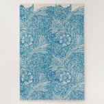 Marigold William Morris Vintage Pattern ジグソーパズル<br><div class="desc">William Morris antique vintage marigold flower blue pattern  - vintage classic masterpiece artwork     - jigsaw puzzle game - different sizes available - from Ricaso</div>