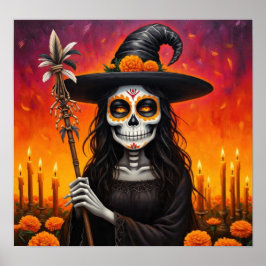 MarigoldDayOfTheDeadWitch ポスター