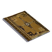 Marilayne Latoireのビクトリアンなゴシックのモノグラム ノートブック (右側)