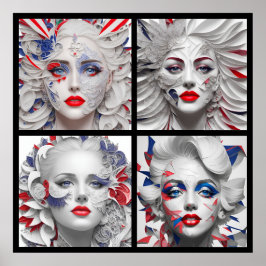 marilyn evita paper girls ink 4/4 all in one ポスター