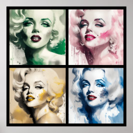 marilyn ink 4/4 all in one ポスター