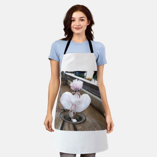 Marilyn Monroe pose in Witte rok エプロン (着用した状態)