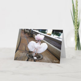 Marilyn Monroe pose in Witte rok サンキューカード