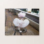 Marilyn Monroe pose in Witte rok ジグソーパズル (横)