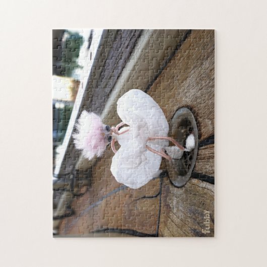 Marilyn Monroe pose in Witte rok ジグソーパズル (縦)