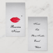 Marilynsの唇は芸術家カードを構成します 名刺 (正面/裏面)