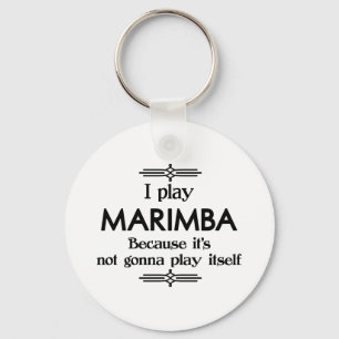 Marimba – 自遊分おもしろいDeco Music キーホルダー