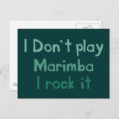Marimba Rock Itはがき ポストカード (正面/裏面)