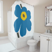 Marimekko Bleu Design シャワーカーテン (インサイチュ)