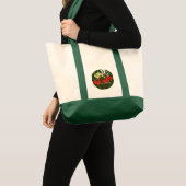 Marin郡の花柄の概念 トートバッグ (正面(商品))