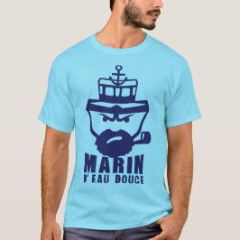marin eau douce citation personnage bateau ancre tシャツ