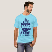 marin eau douce citation personnage bateau ancre tシャツ (正面フル)