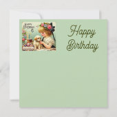 MARINA 6年~誕生日カード~子犬~ (裏面)