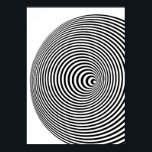 Marina Apollonio ポスター<br><div class="desc">This poster features the elegant but perplexing Marina Apollonio optical illusion. Did you know? You can customize the size to suit your decor needs!</div>
