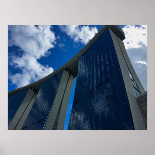 Marina Bay Sands Singapore Skyline Architecture ポスター (正面)