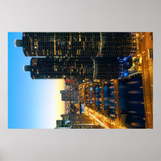 Marina City Chicago ポスター