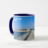 Marina Del Rey, CA -ビーチ/チャンネル マグカップ (正面左)