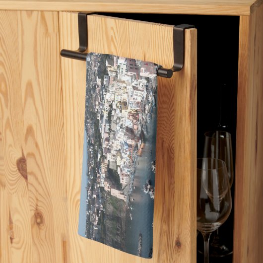 Marina di Corricella View 1 - Procida キッチンタオル (三つ折り)