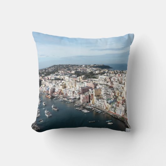 Marina di Corricella View 1 - Procida クッション (正面)