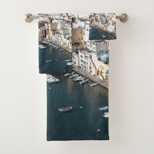 Marina di Corricella View 1 - Procida バスタオルセット (インサイチュ)