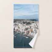 Marina di Corricella View 1 - Procida バスタオルセット (ハンドタオル)