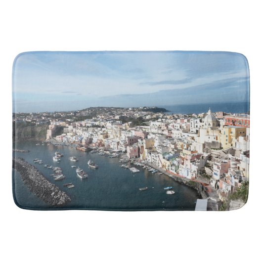 Marina di Corricella View 1 - Procida バスマット (正面)