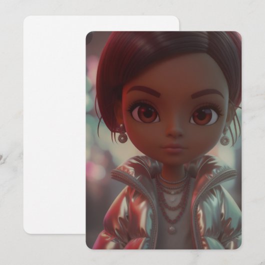 Marina Gift Card 招待状 (正面/裏面)