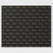 Marina gold Design Lettering Geschenkpapier ラッピングペーパー (フラット)