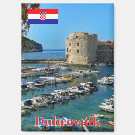 Marina in Dubrovnik, Croatia travel マグネット