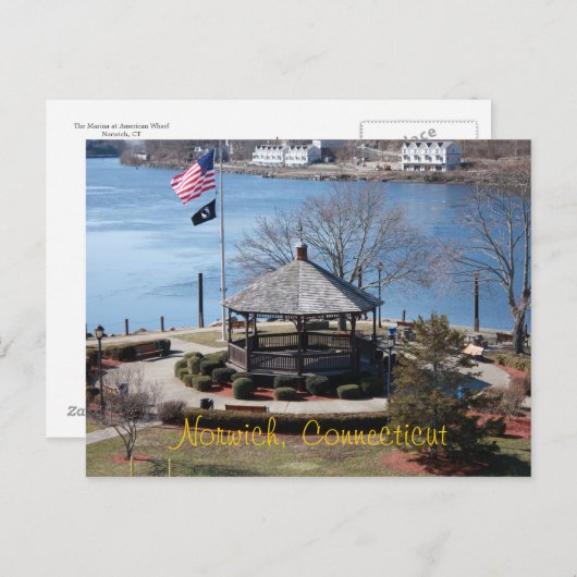Marina in Norwich, CT – はがき (正面/裏面)