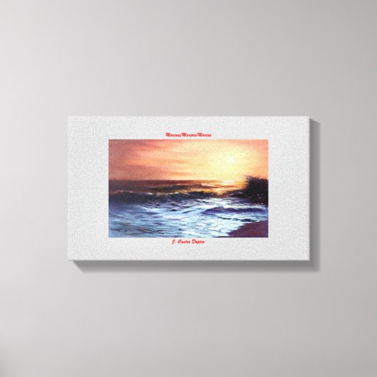 Marina/Mariña/Marine キャンバスプリント (正面)