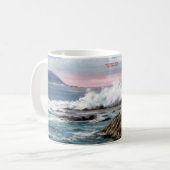 Marina/Mariña/Seascape コーヒーマグカップ (正面左)