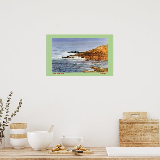 Marina/Mariña/Seascape ポスター (キッチン)