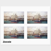 Marina/Mariña/Seascape 長方形シール (シート)