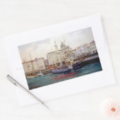 Marina/Mariña/Seascape 長方形シール (封筒)