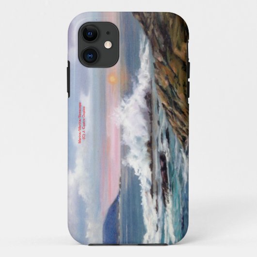 Marina/Mariña/Seascape Case-Mate iPhoneケース (裏面)