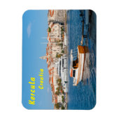 Marina of Korcula city - Dalmatia, Croatia マグネット (縦)