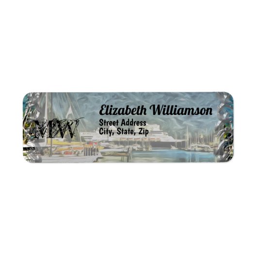 Marina Vallarta 0946アドレス ラベル (正面)