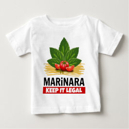 Marinaraはそれを法的ベズルのトマトスパゲッティ保ちます ベビーTシャツ