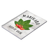 Marinara it 保 Legal Basilトマ葉ト ノートブック (左側)